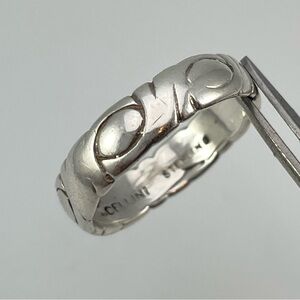 Vintage Cellini Sterling Silver Band Ring Sz 5
